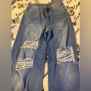 Ripped Mom Jeans